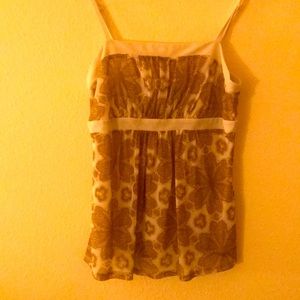 Sheer material with straps too